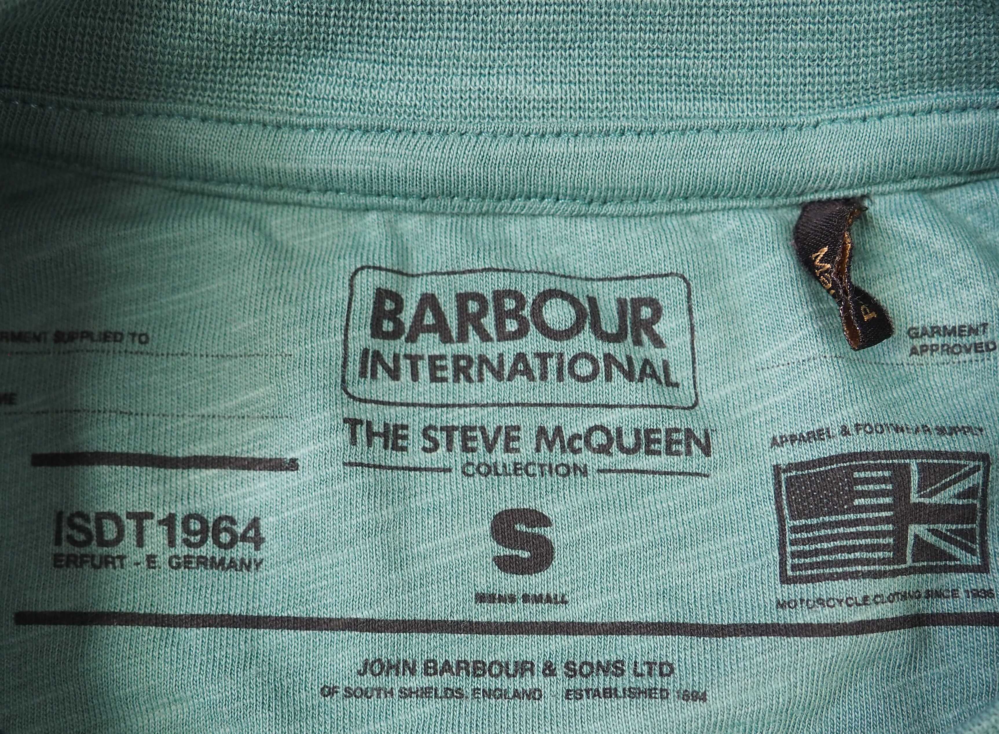 BARBOUR_INTERNATIONAL_Tanner Tee Dusty Teal_bluzka z długim rękawem_S