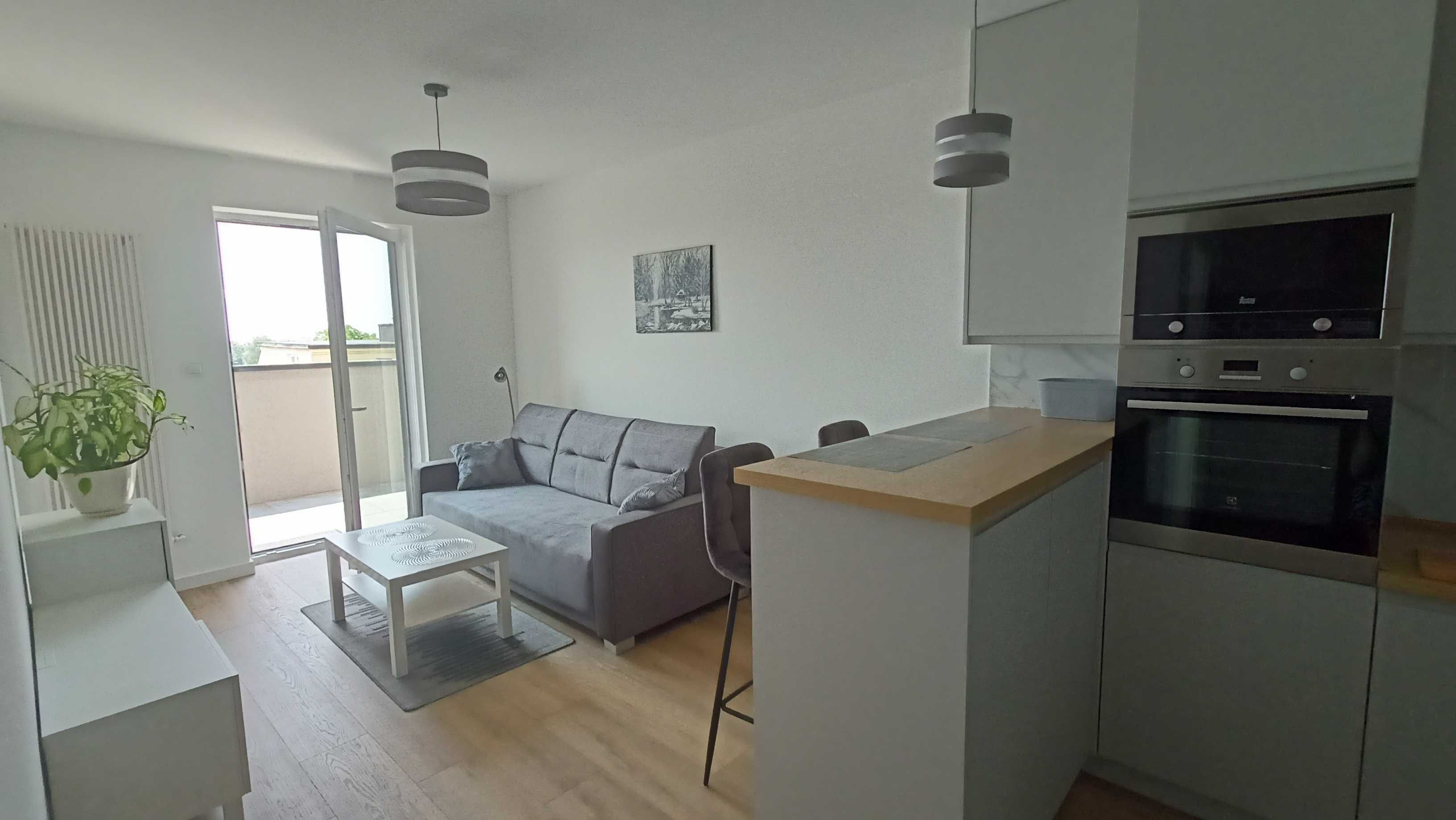 Dwupokojowe mieszkanie (43m2), miejsce w garażu podziemnym