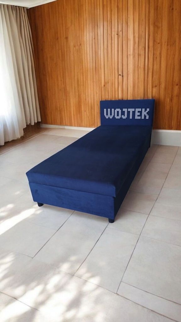 tapczan sofa jednoosobowa z pojemnikiem na posciel 80
