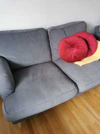 IKEA - Stocksund - kanapa/sofa 2-osobowa - szara - jak nowa!