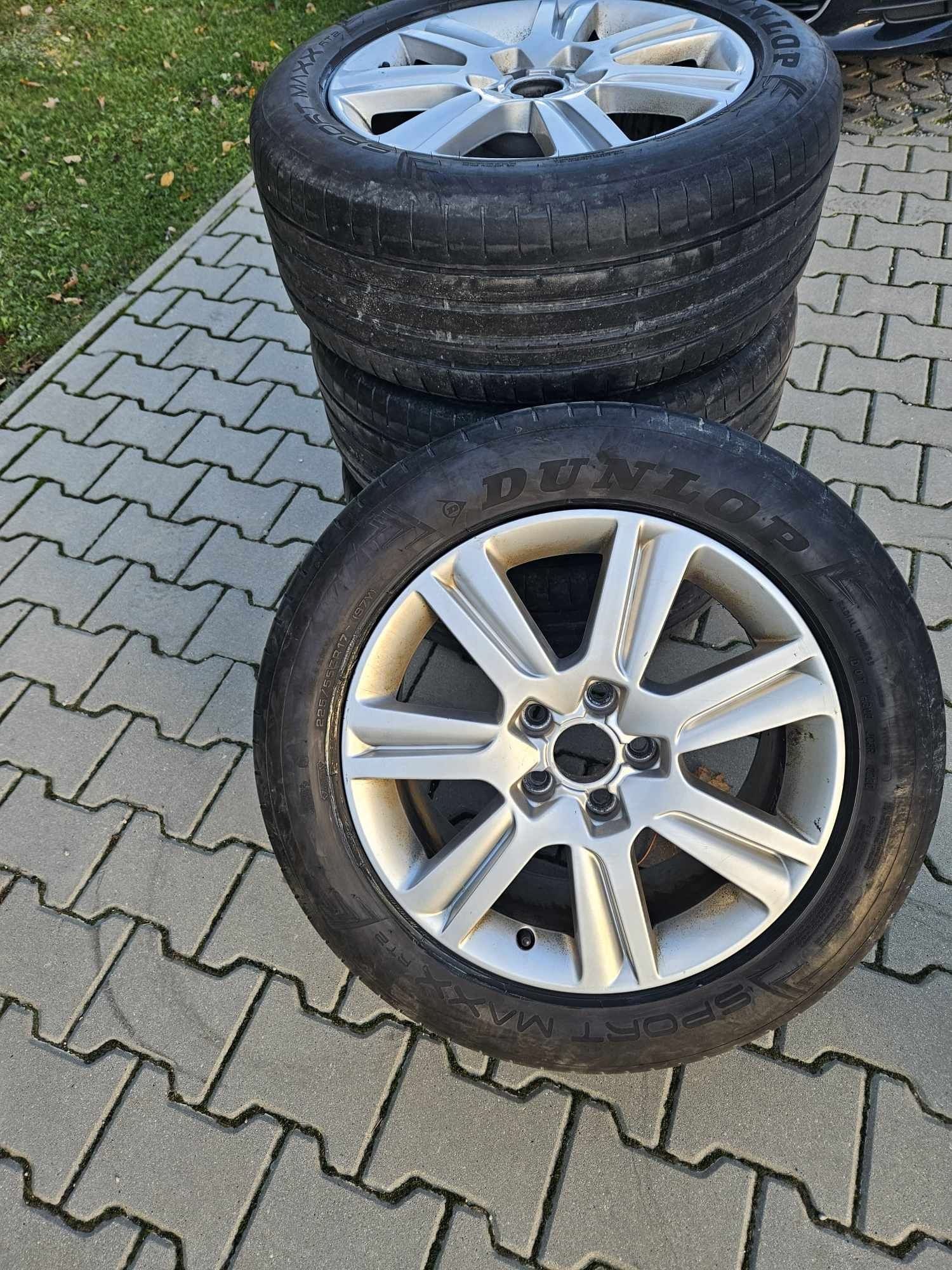 Oryginalne alufelgi audi a6c7 225/55R17 Dunlop!