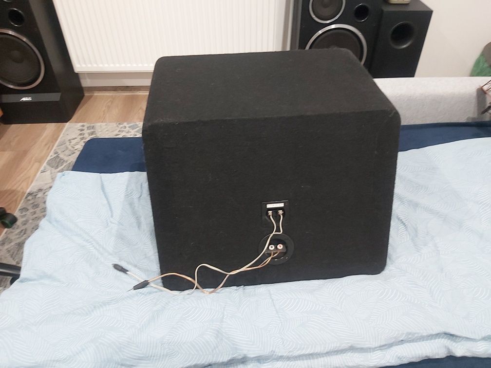 Subwoofer JBL wzmacniacz Infinity zestaw kabli
