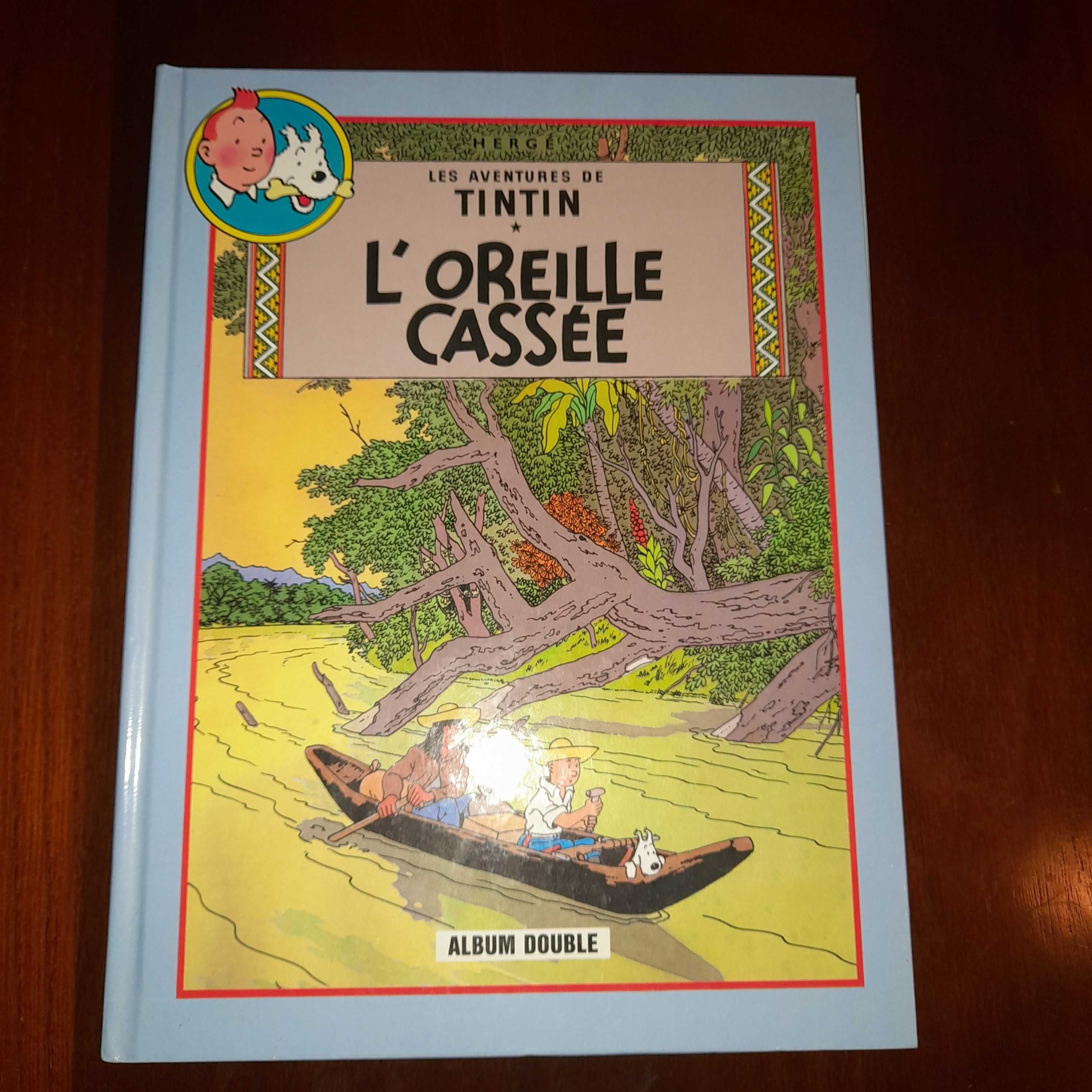 3 Livros banda desenhada em francês - 4 Ases e Tintin