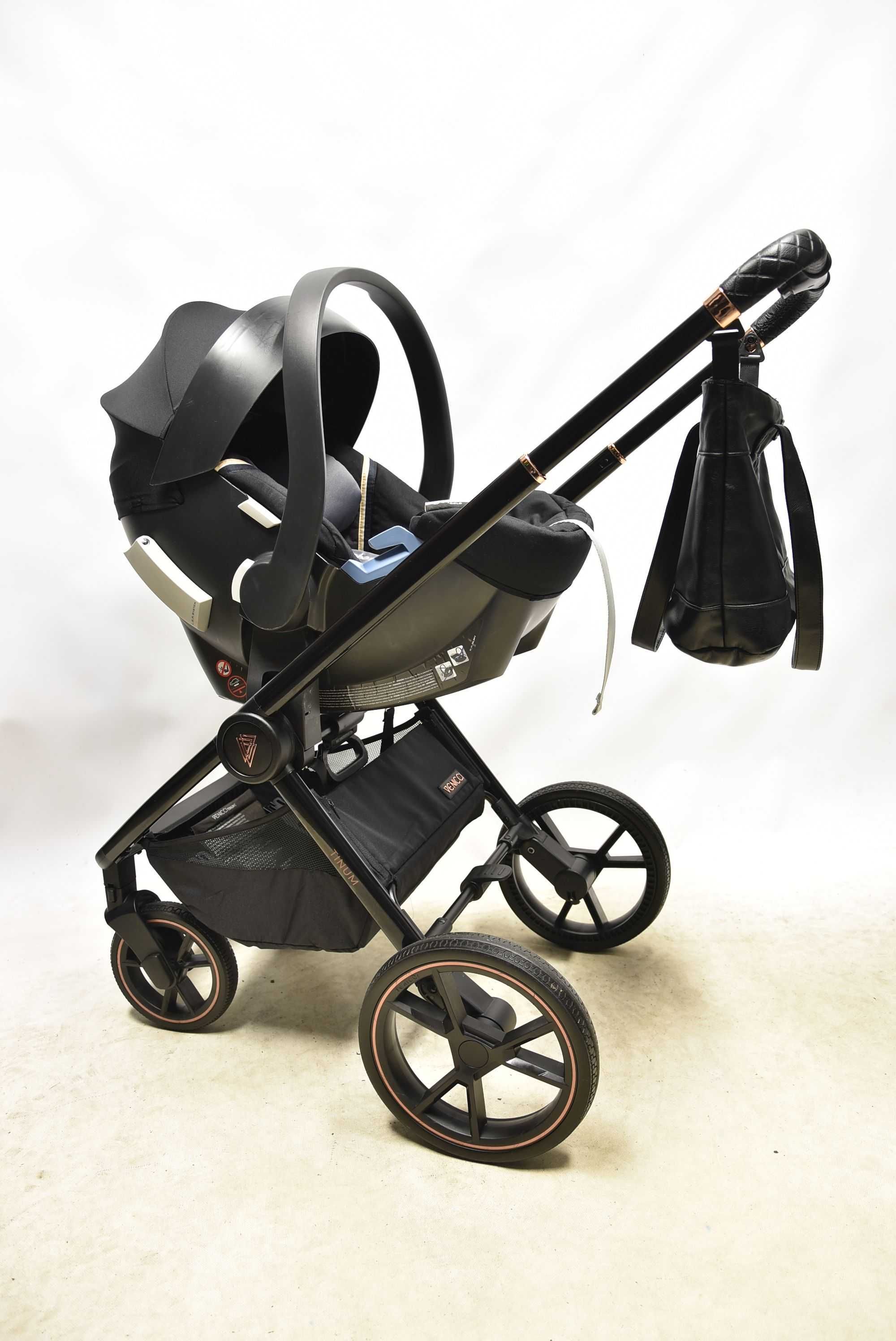 Venicci Tinum 2.0 3w1 z fotelikiem Cybex Aton 5 0-13kg STAN BDB!