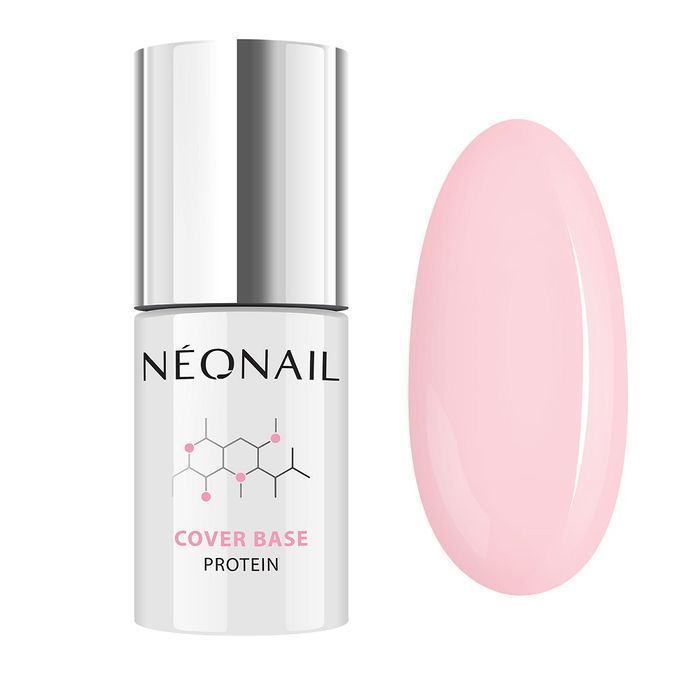 Neonail Cover Base Protein Baza Hybrydowa Nude Rose 7.2ml