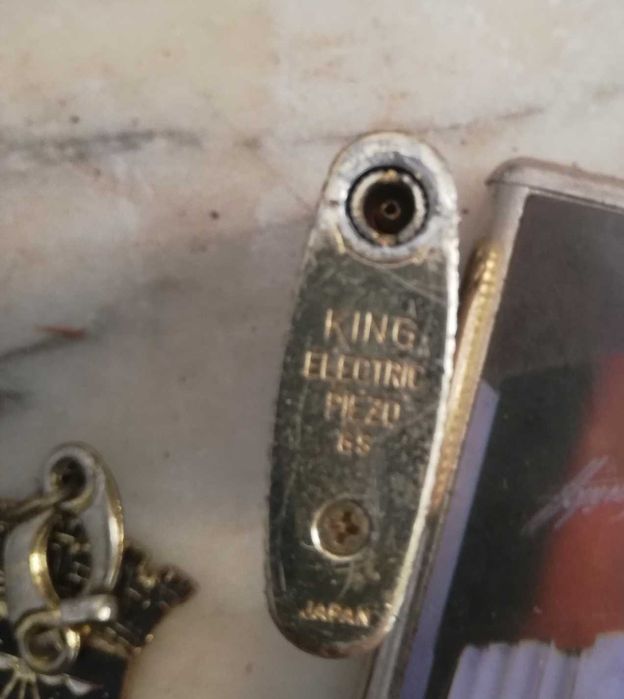 Esqueiro vintag KING ELECTRIC PIEZO. Made in japan