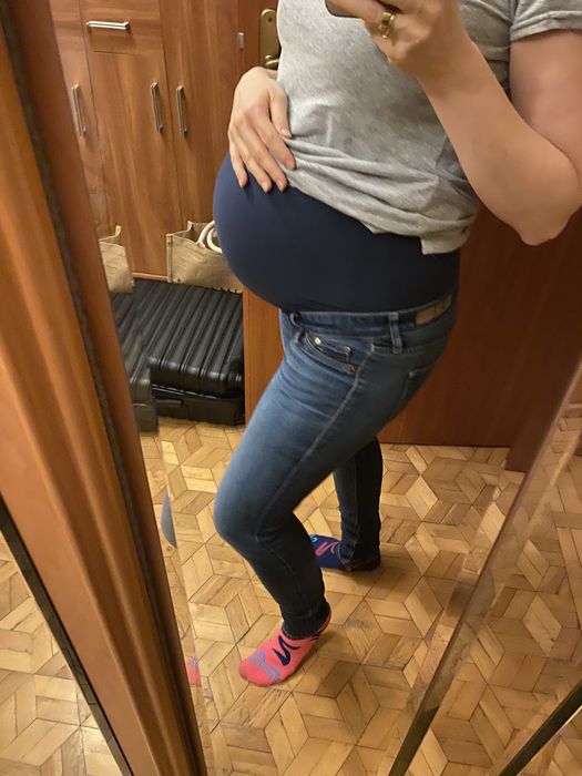 Spodnie jeans ciążowe rozm. 36 HM