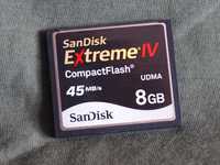 Karta pamięci SanDisk Extreme IV 8GB Compact Flash.