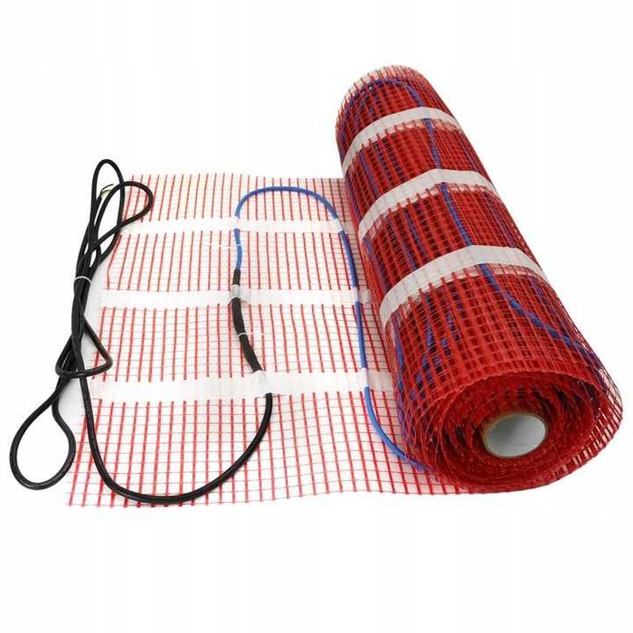 Mata grzewcza ogrzewanie podłogowe pod płytki 150W/m2 (0.5mx2m = 1m2)