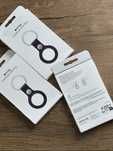Оригінальний Брелок Apple AirTag FineWoven Key Ring - колір Blackberry