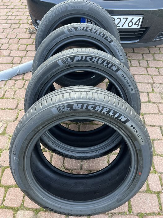 Michelin Primacy 4 225/50/18 2025 Zdjęte z nowego auta.