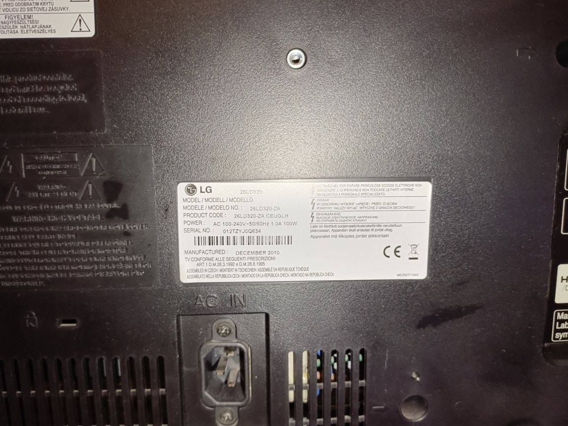 Telewizor  LG 26LD320, LCD
