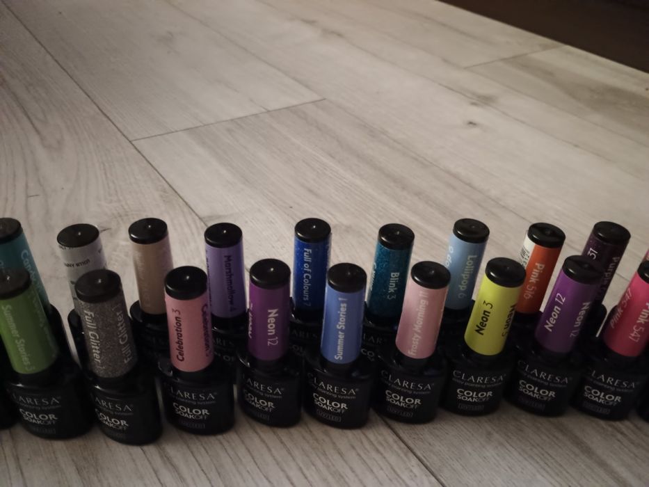 Lakiery hybrydowe 27 kolorów Claresa