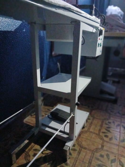 Tábua passar semi-industrial com caldeira