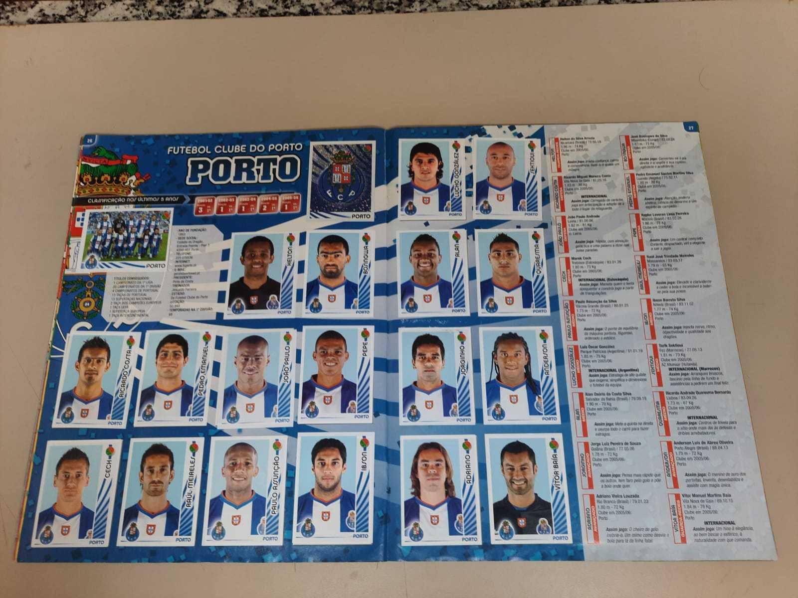 Caderneta Futebol 2006/2007 Completa Panini