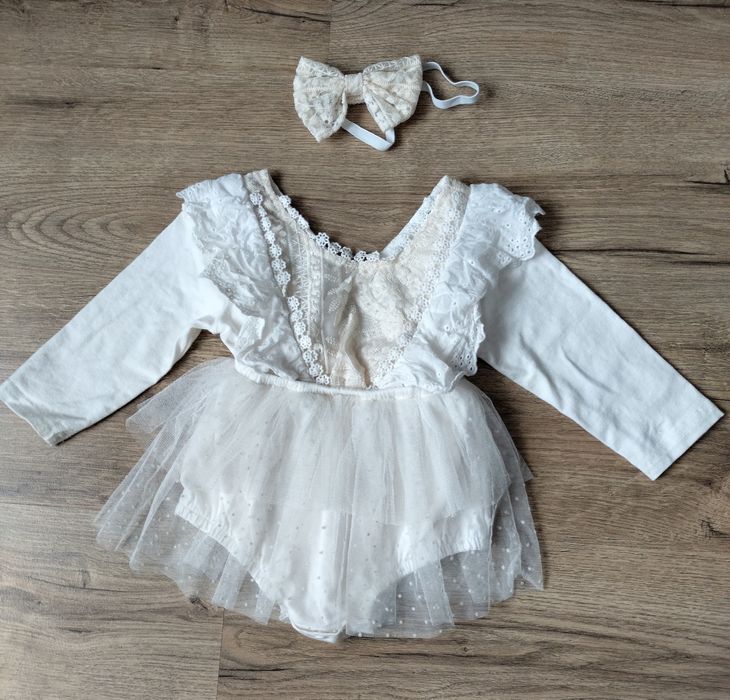 Сукня, боді на хрещення 6-9 міс