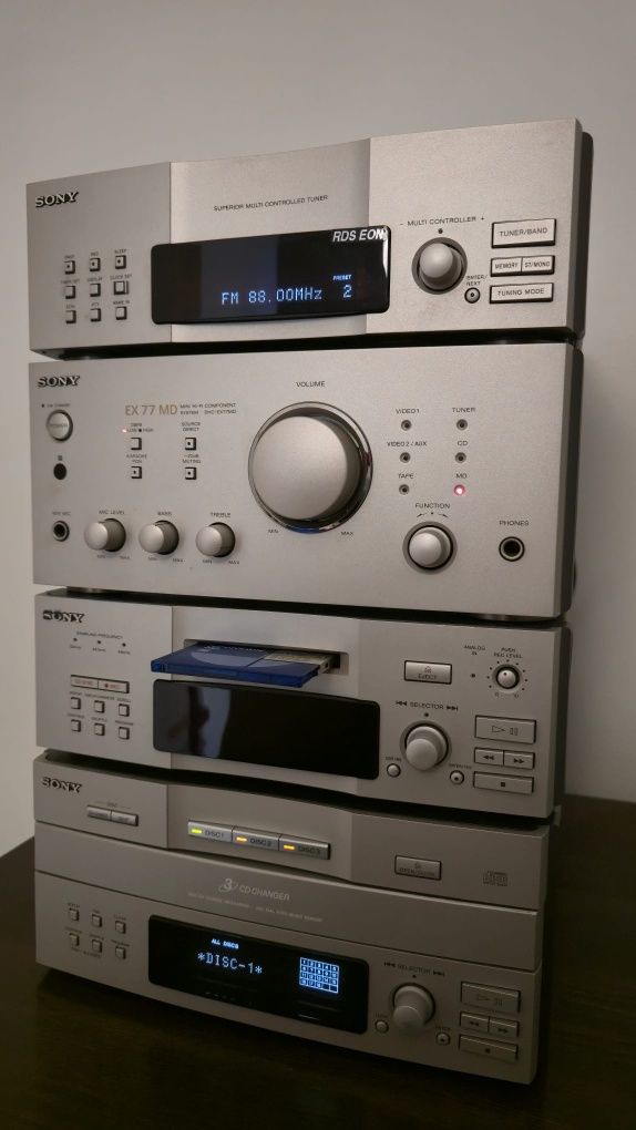 mini-wieża SONY DHC-EX77MD minidisc md