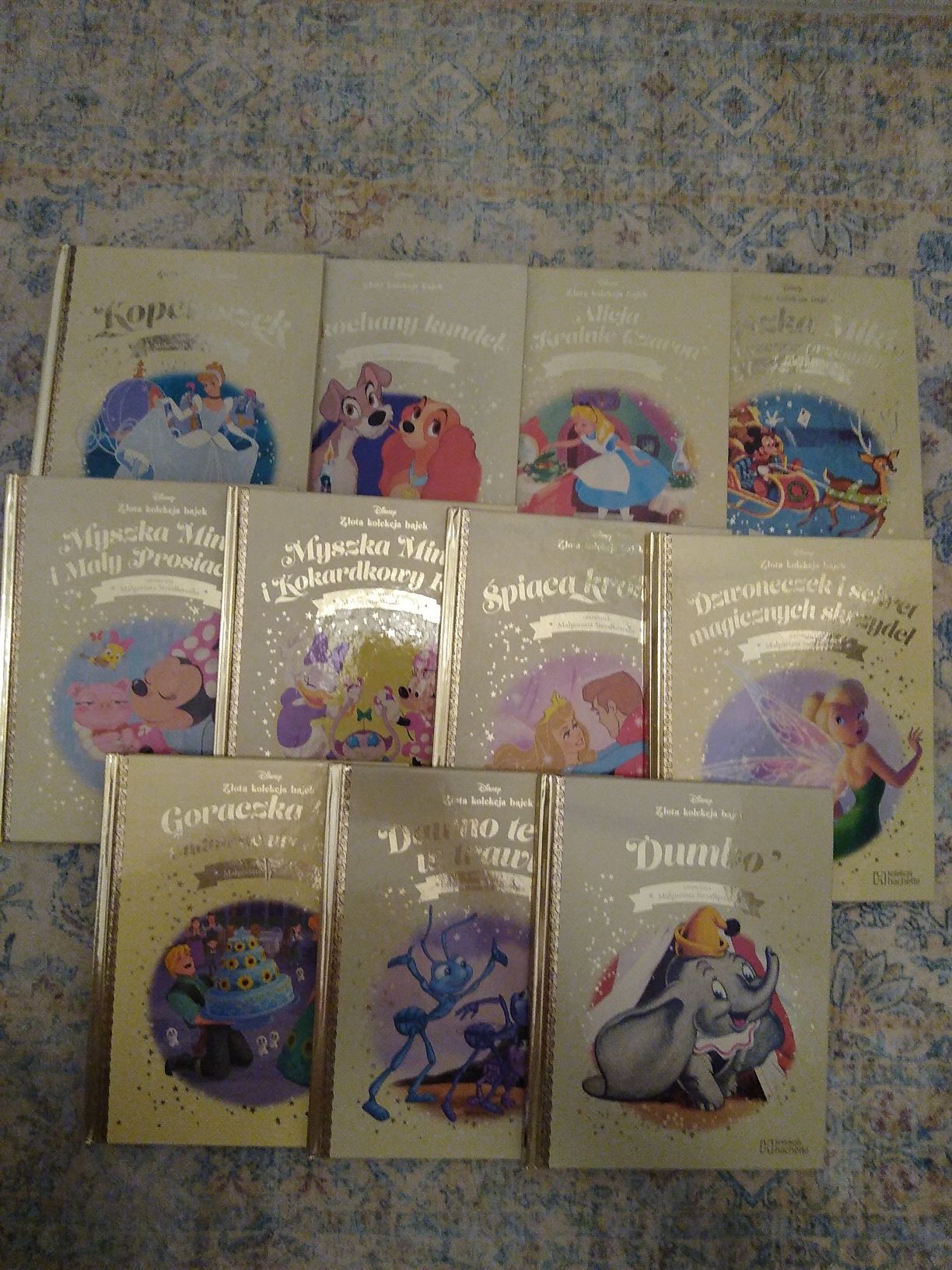 Zestaw książek złota kolekcja bajek Disney