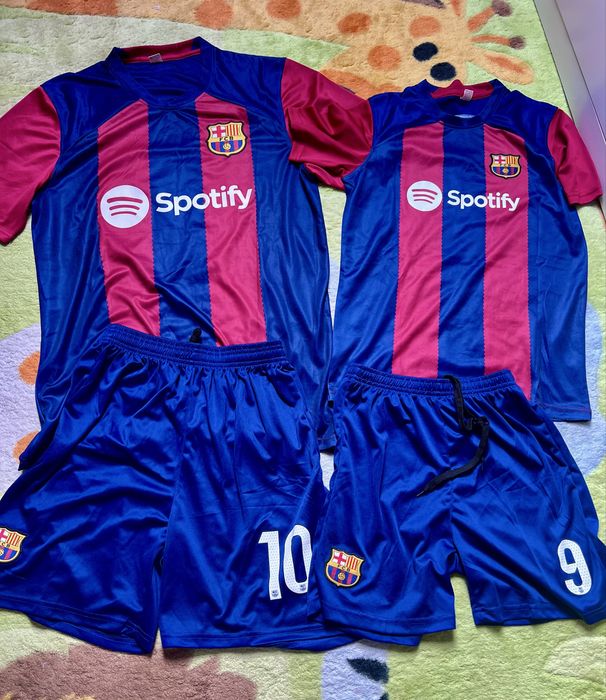 Strój FC Barcelona ojciec i syn