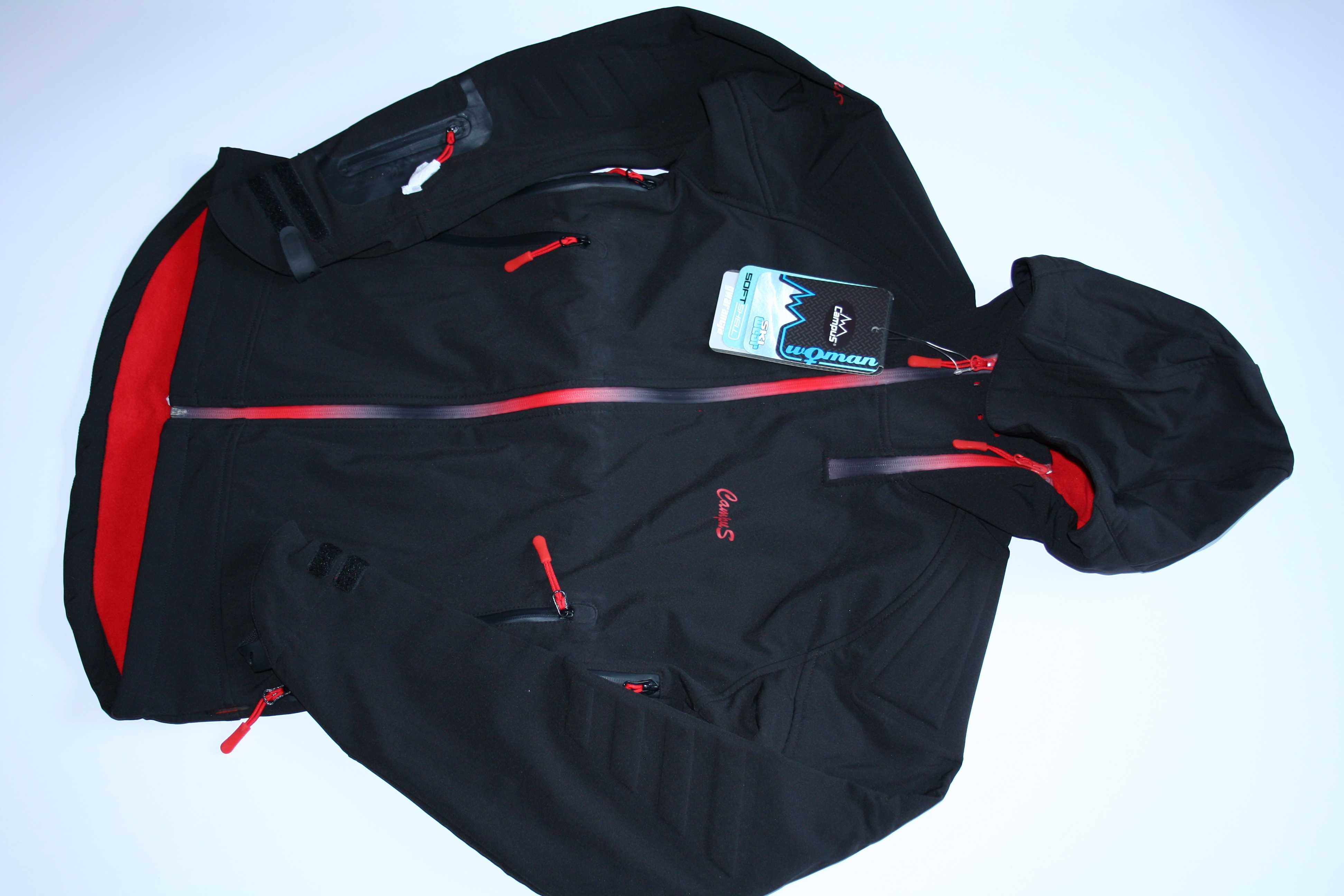 Kurtka softshell zimowa narciarska Campus LAUREN czarny r. XL/42