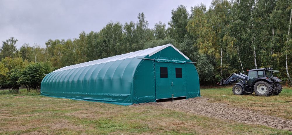 Hala łukowa 9x20x5m 180m2 DOSTĘPNA OD RĘKI na bele garaż wiata magazyn