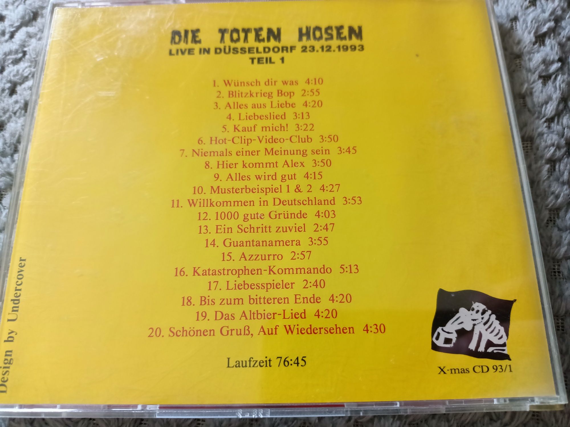 Die Toten Hosen - Frohes Fest! 1. Teil (CD, Album, Unofficial)(vg+)