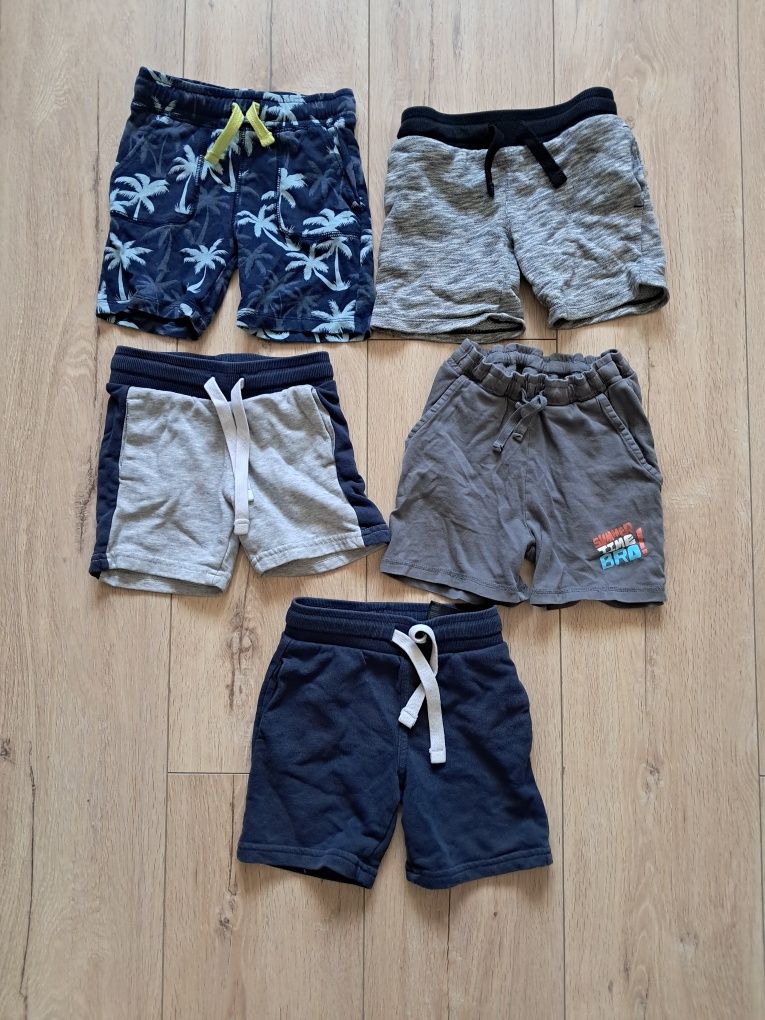 zestaw 5szt. spodenki krótkie szorty h&m r. 92