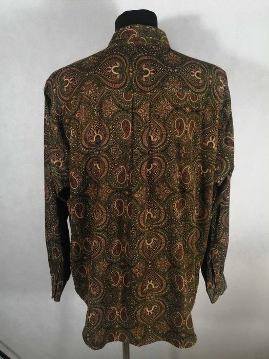 PRESWICK & MOORE Koszula Sztruksowa Męska XXL Oryginalna Bawełna