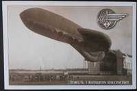 Pocztówka Militaria Balon obserwacyjny Toruń 1. Batalion Balonowy 1927
