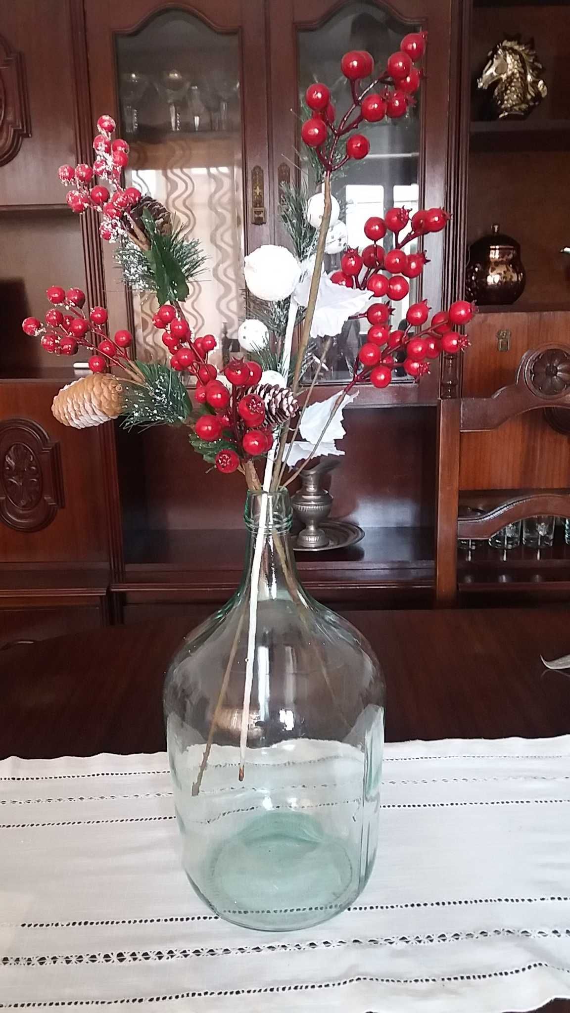 Garrafão de vidro 5L para decoração