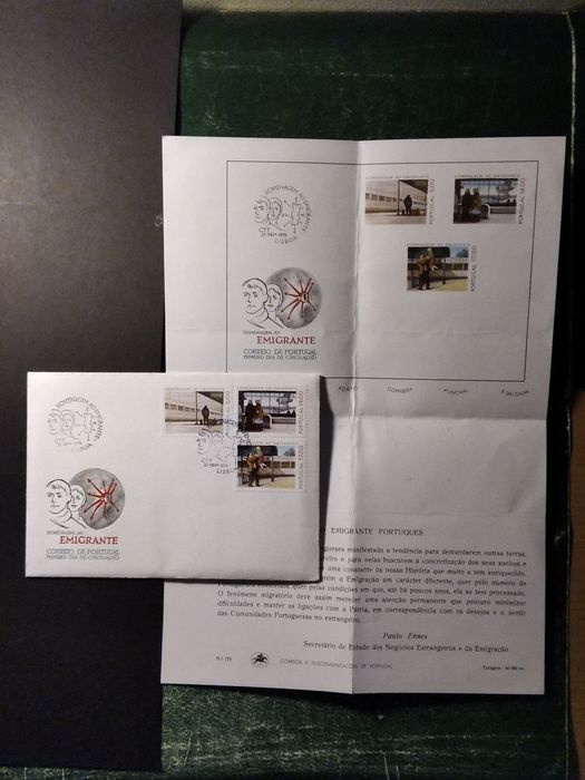 1979 FDC Homenagem Ao Imigrante Português MNH **