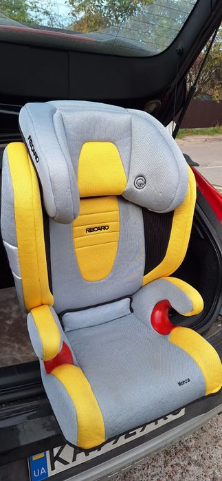 Автокрісло RECARO Monza SeatFix Airmesh Crystal/Yellow