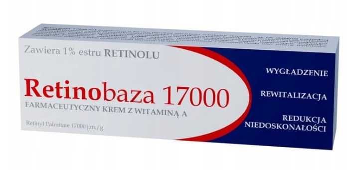 Retinobaza 17000 krem z witaminą A 30g na niedoskonałości