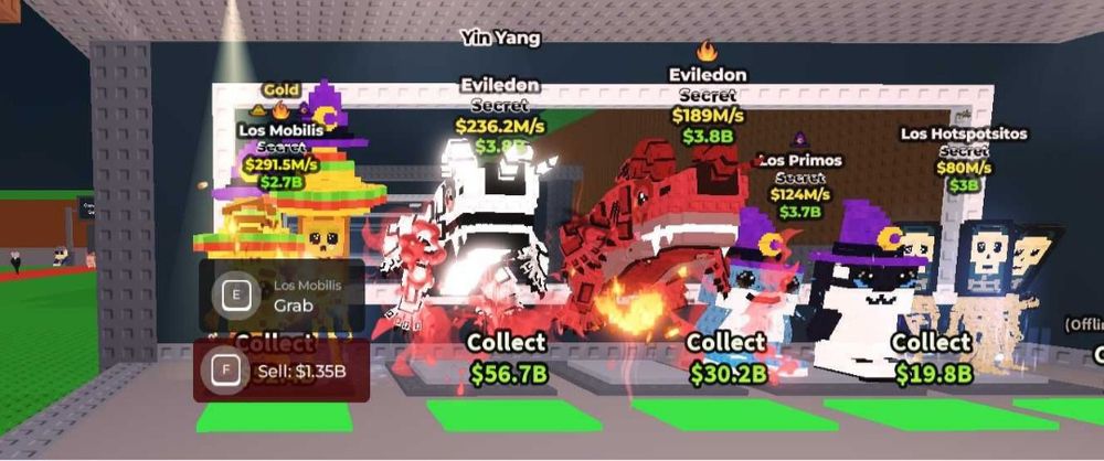 Безкоштовні брейнроти в Steal A Brainrot