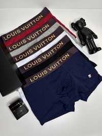 Набір чоловічих боксерів Louis Vuitton мужские трусы  Люкс качество