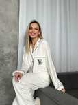 Женская пижама Victoria Secret велюровая рубашка и брюки Кофта и штаны