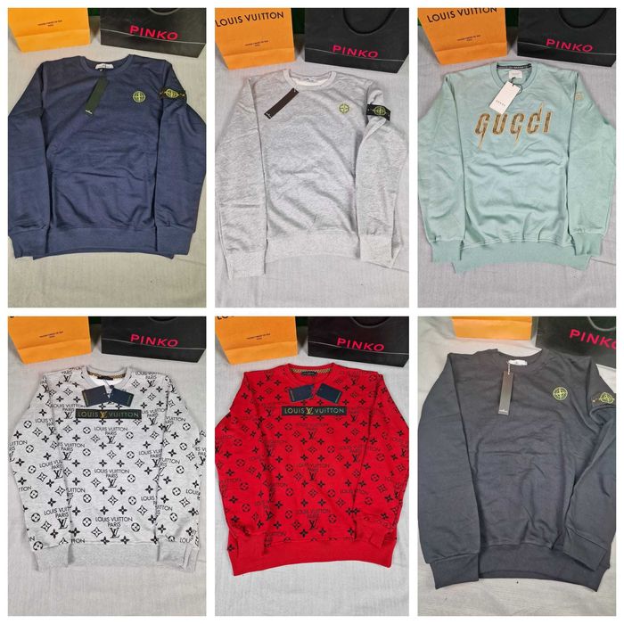 Bluza męska Louis Vuitton bluzy męskie Icon outlet nowość hit