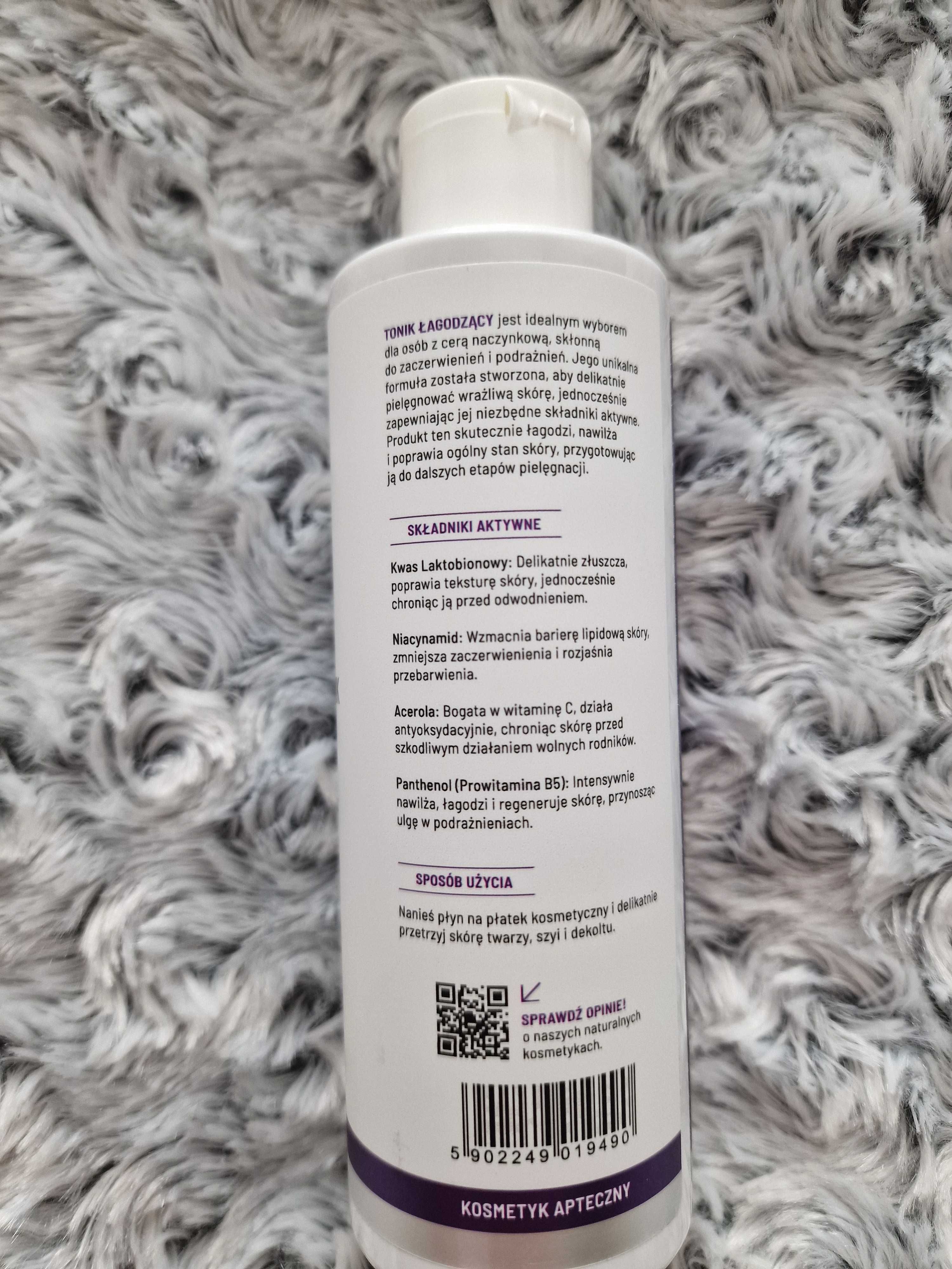Łagodzący tonik do twarzy Naczynka Sylveco Dermo 200 ml