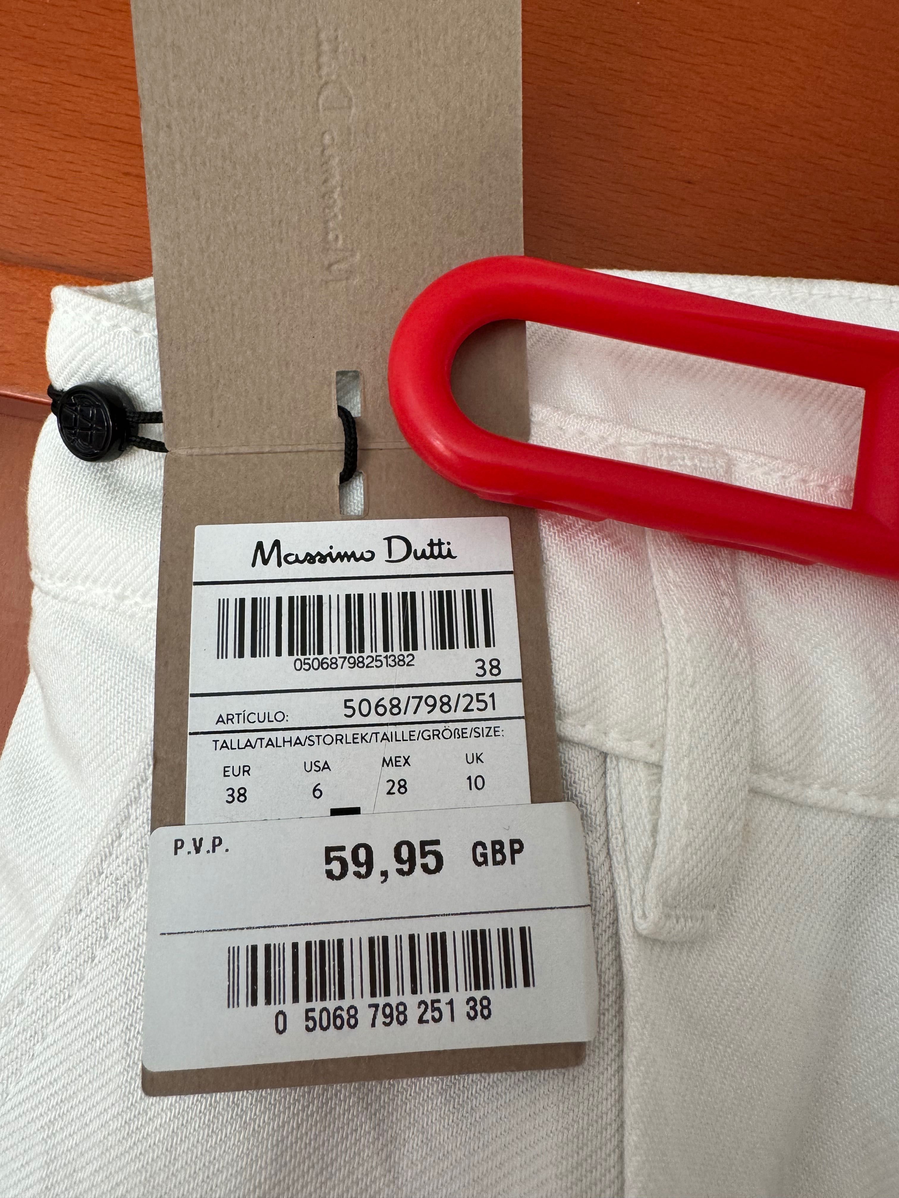 NOWE białe spodnie Massimo Dutti
