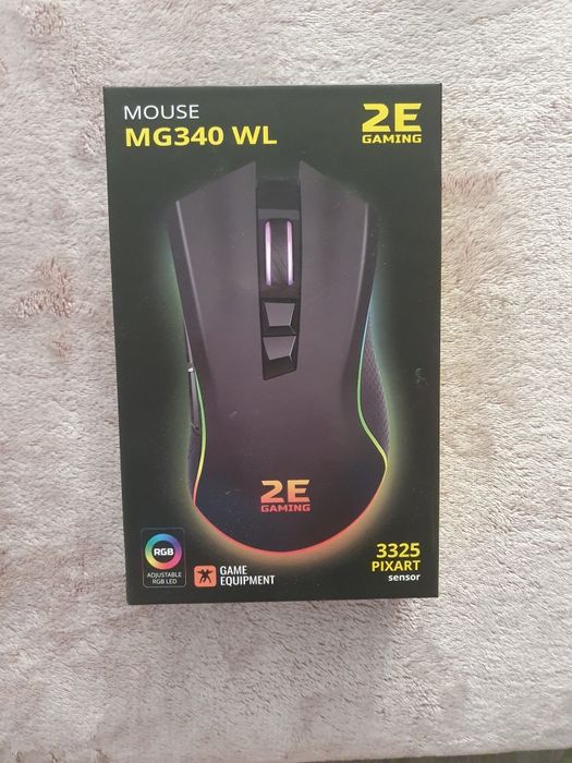 Мышь беспроводная игровая 2E Gaming MG340 WL USB Black (2E-MG340UB-WL)
