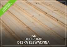 Deska elewacyjna świerk DUO ROMB 23x146mm - SODRA