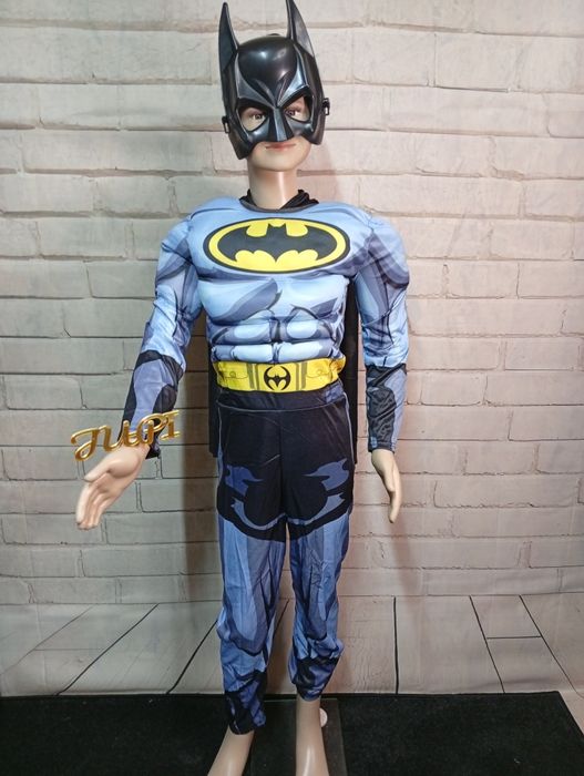Strój karnawałowy Batman + maska 122-128