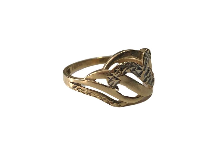 Złoty pierścionek próba 585