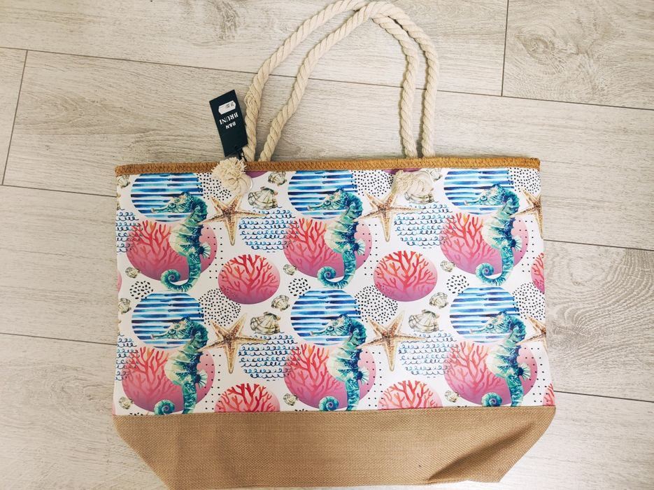 Torebka plażowa rozgwiazdy