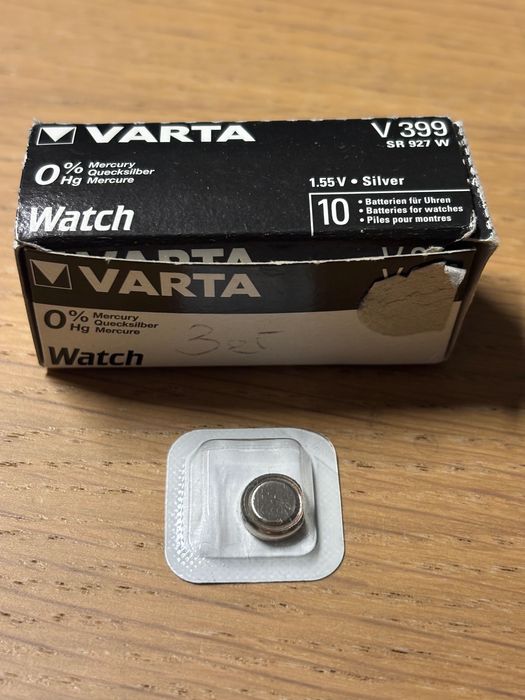 Bateria srebrowa VARTA V399 SR57 AG7 1,55V 1 szt.