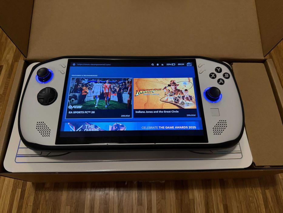 Konsola Lenovo Legion Go S biały + etui + szkło