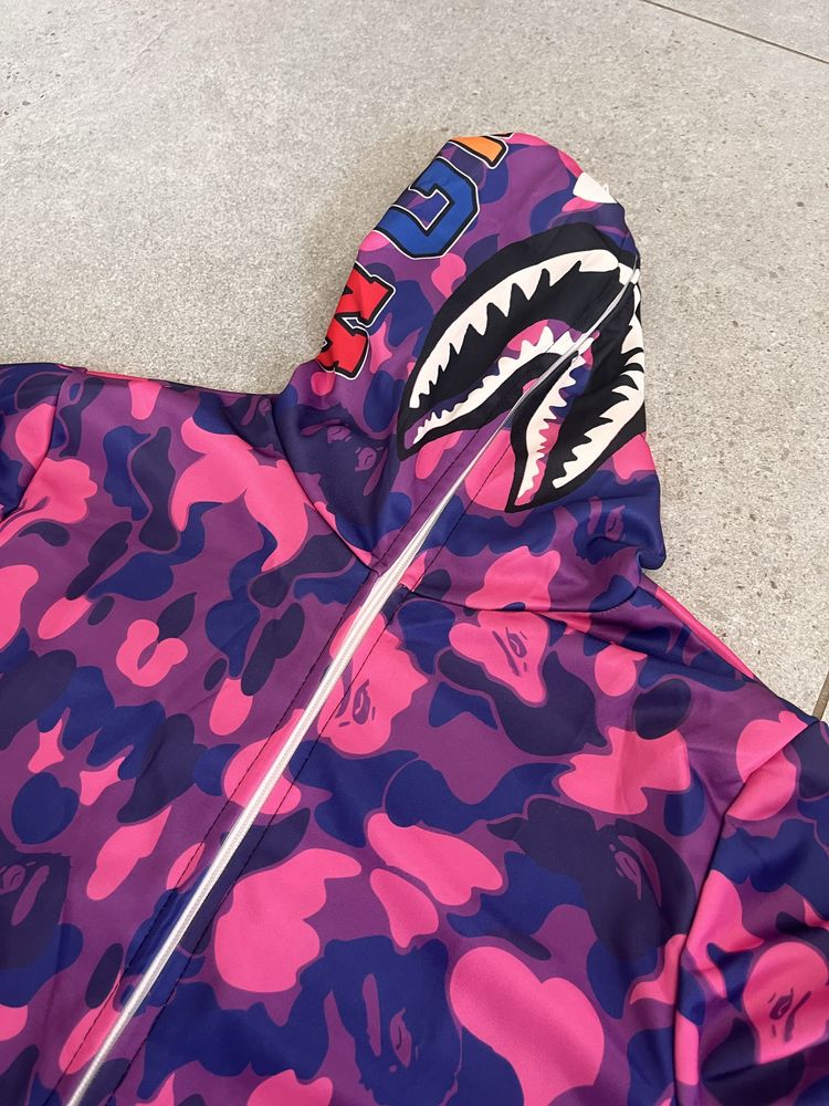 Bluza bape shark purple