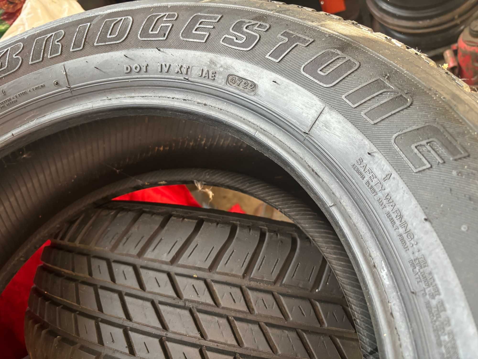 265-60-R18 BRIDGESTONE DUELER 4штуки летней резины GERMANY 2022