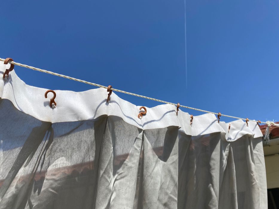 Cortinas cinzentas