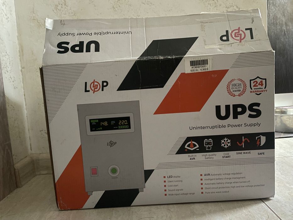 Комплект 1500va инвертор + аккумуляторы дбж ИБП Logic power акб